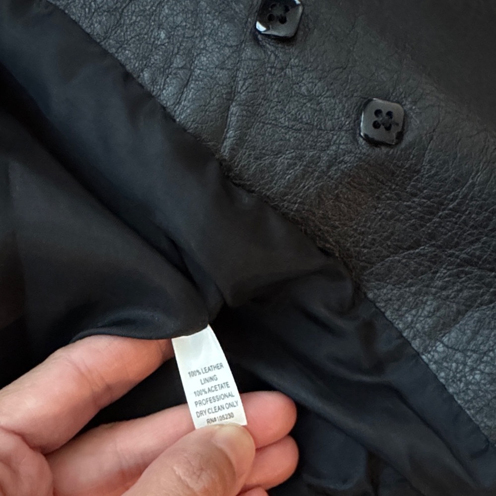 Gorgeous Vintage Joie leather blazer - Picture 7 of 7
